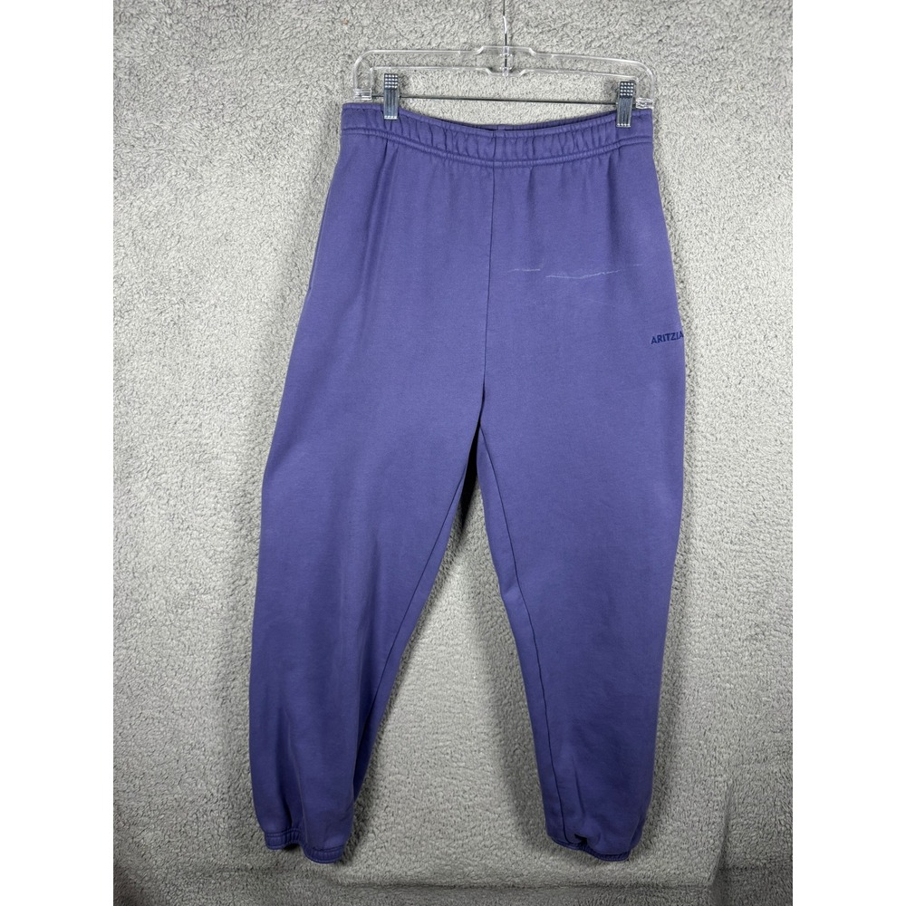 Aritzia Tna Cozy Fleece Mega Sweatpants Purple High Waist Joggers Small